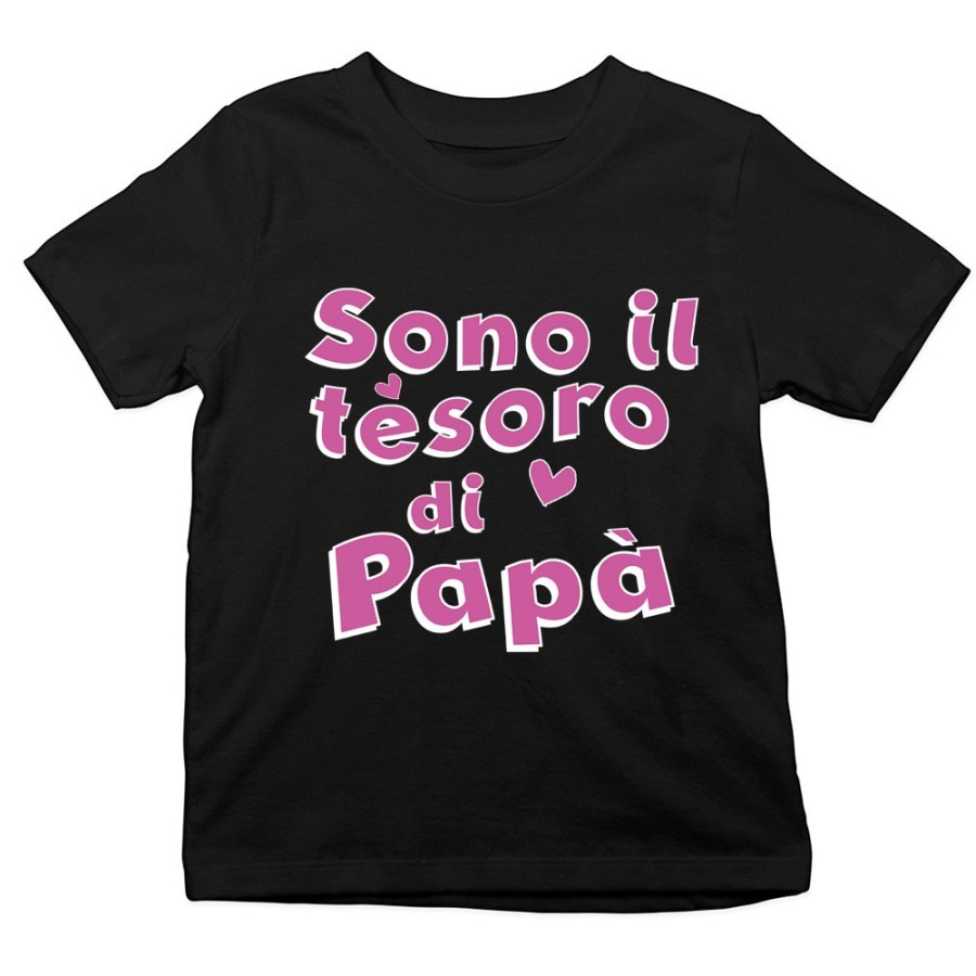 T-shirt bambino sono il tesoro di papà Per il papà