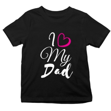 T-shirt bambino i love my dad Per il papà