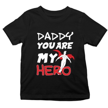 T-shirt bambino daddy you are my hero