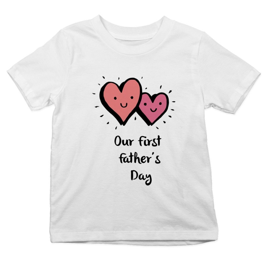 T-shirt bambino our first father's day Per il papà