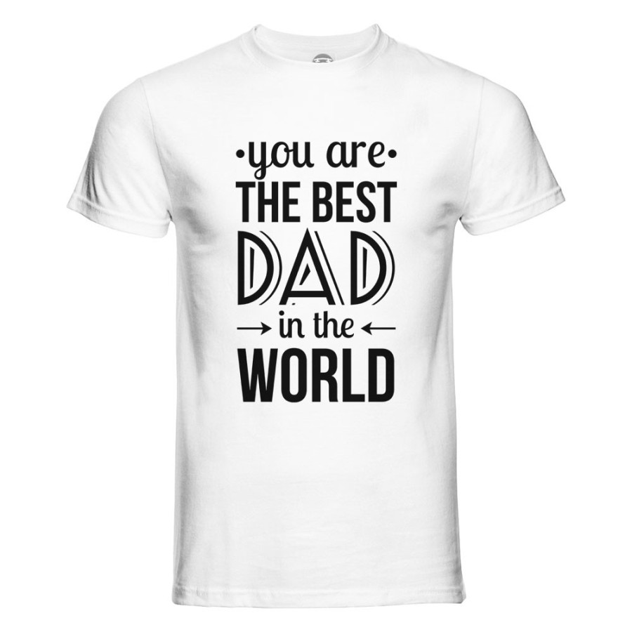 T-shirt uomo you are the best dad in the world Per il papà