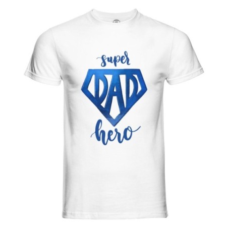 T-shirt uomo super dad hero