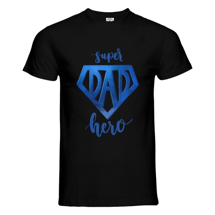 T-shirt uomo super dad hero Per il papà