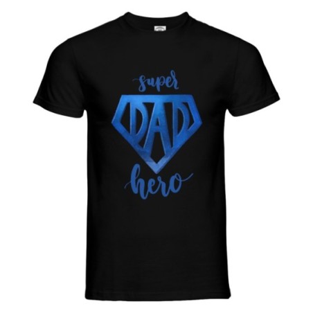T-shirt uomo super dad hero Per il papà