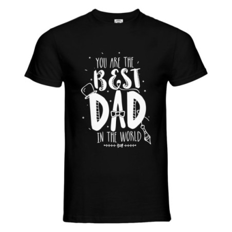T-shirt uomo the best dad in the world