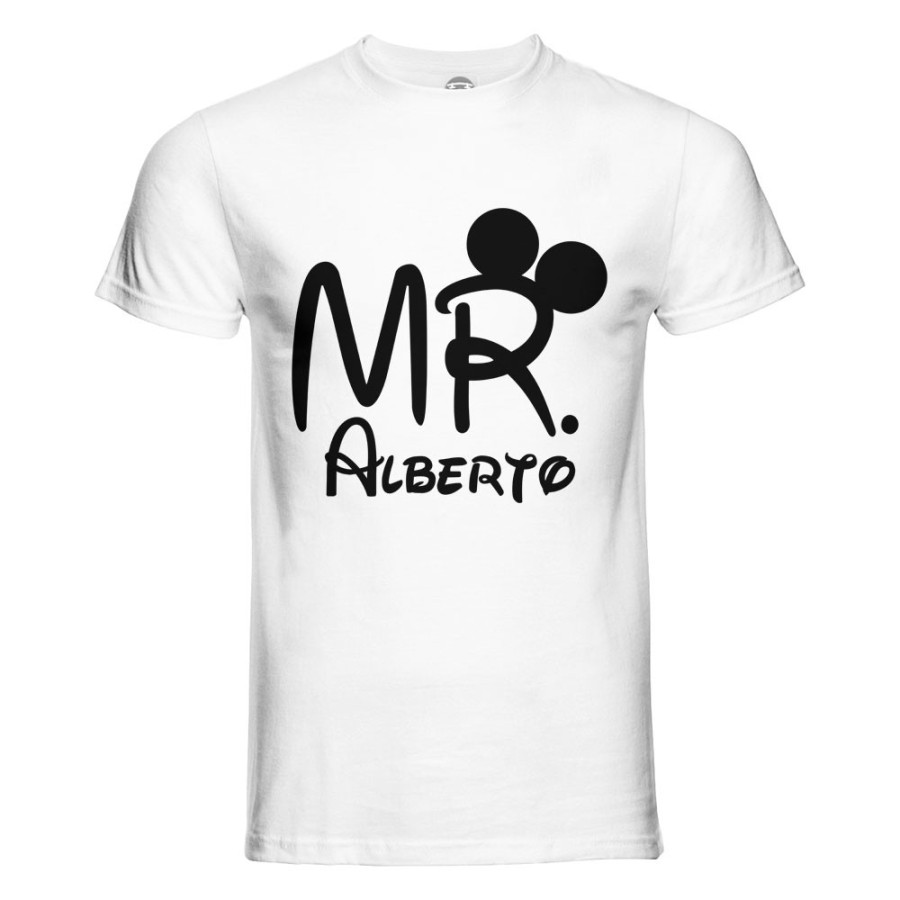 T-shirt uomo personalizzabile con nome mr Per il papà