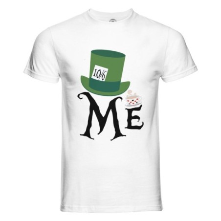 T-shirt uomo me cappellaio matto Per il papà