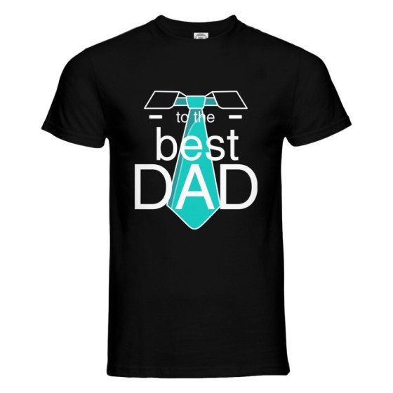 T-shirt uomo best dad cravatta Per il papà