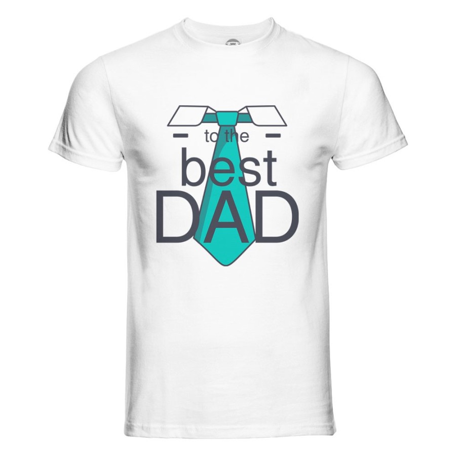 T-shirt uomo best dad cravatta Per il papà