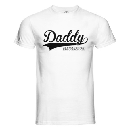 T-shirt uomo personalizzata con anno daddy since