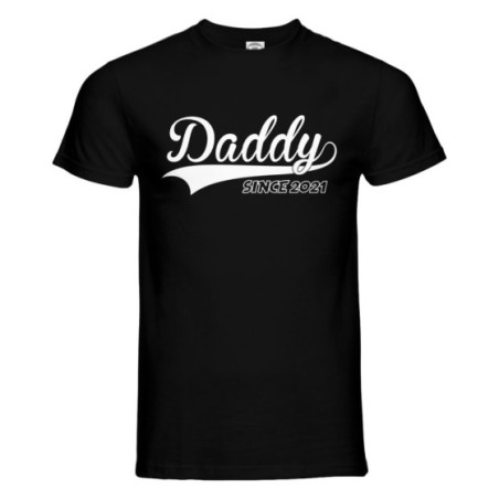 T-shirt uomo personalizzata con anno daddy since Per il papà