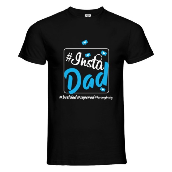 T-shirt uomo insta dad Per il papà