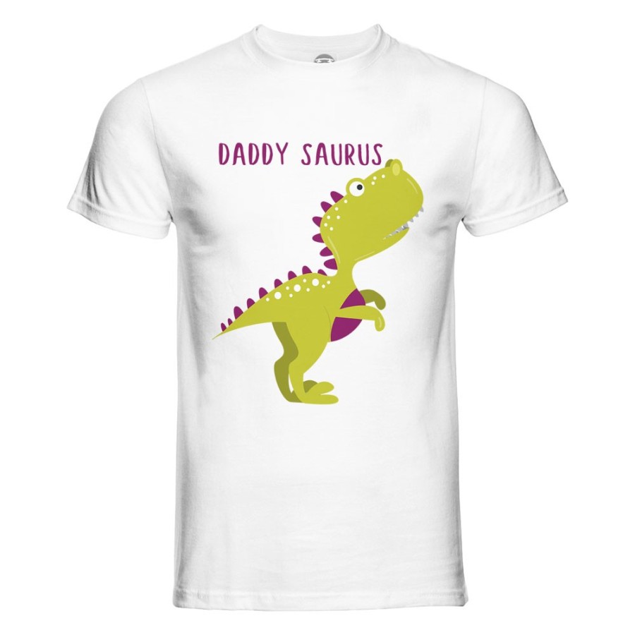 T-shirt uomo daddy saurus Per il papà