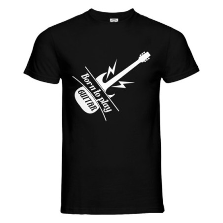 T-shirt uomo born to play guitar Per il papà