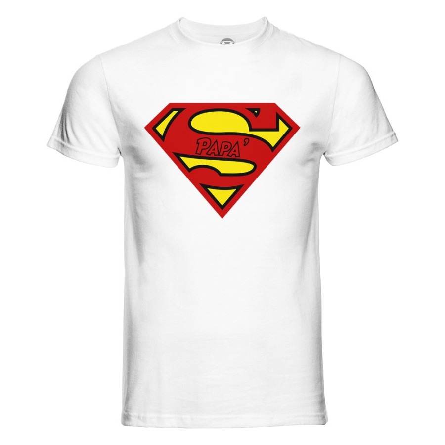 T-shirt uomo super papà Per il papà