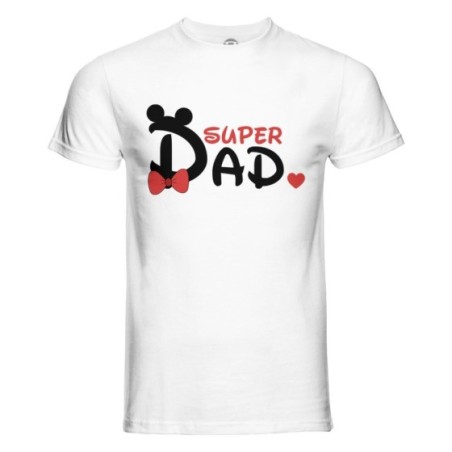 T-shirt uomo super dad mickey