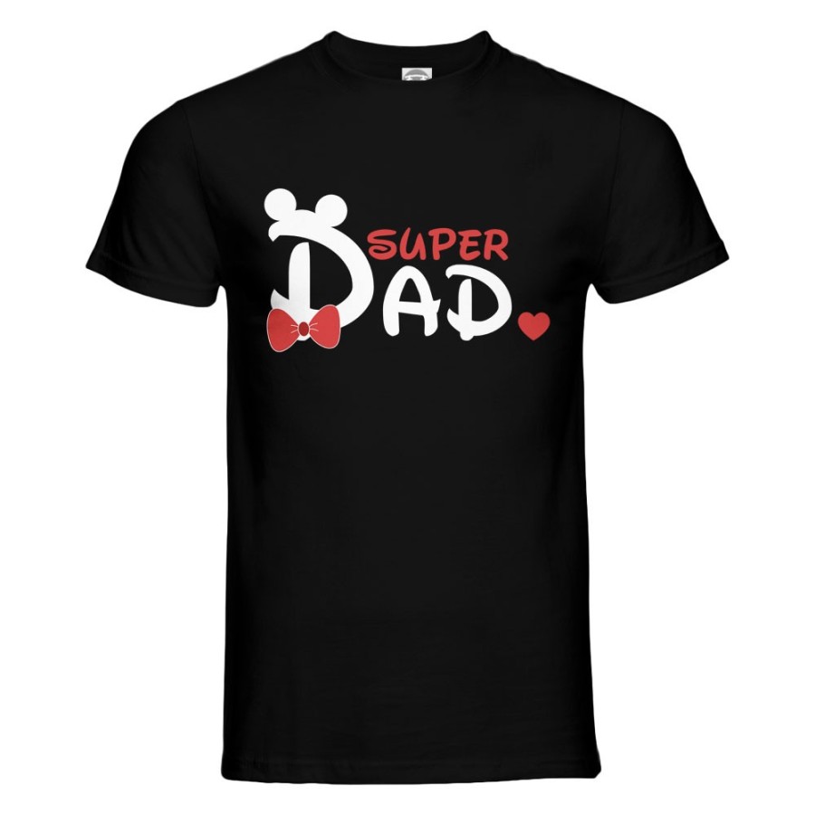 T-shirt uomo super dad mickey Per il papà