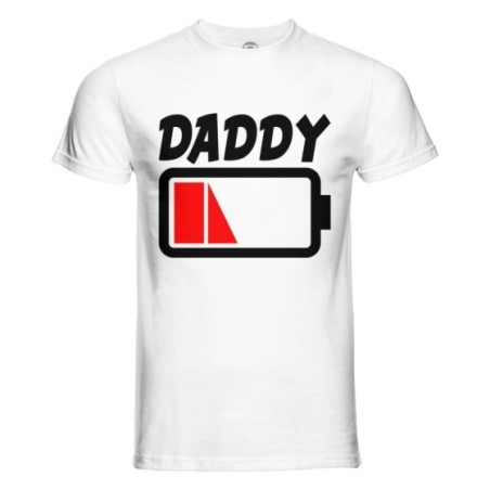 T-shirt uomo daddy low battery