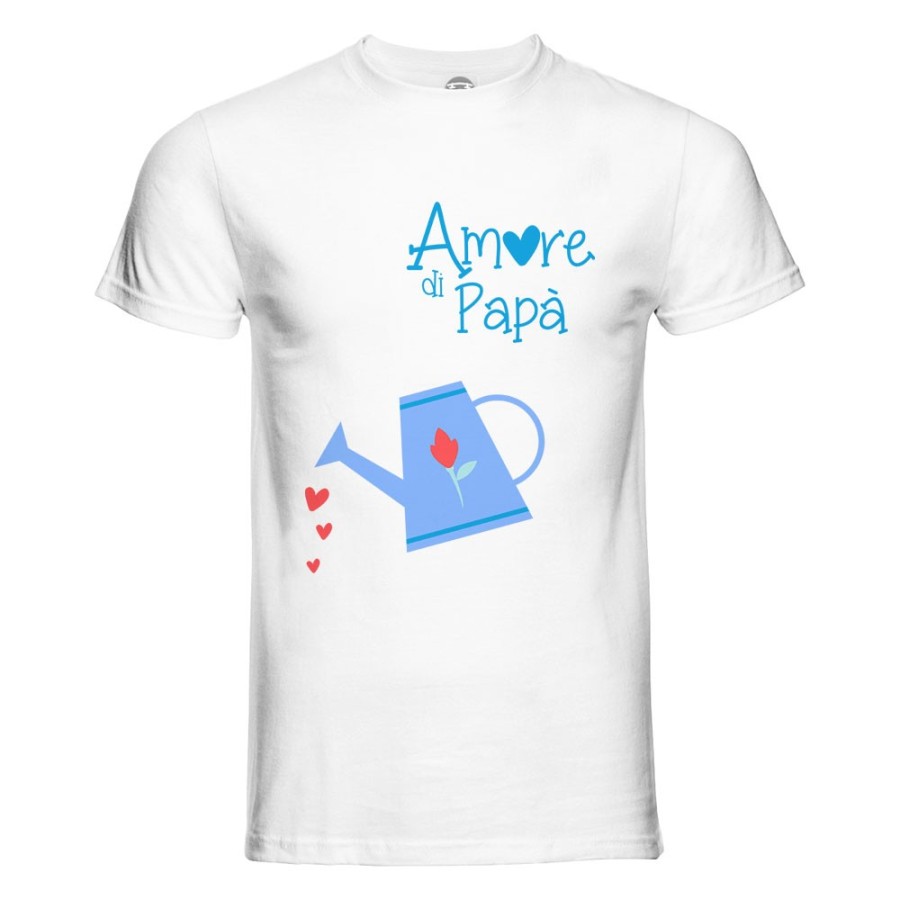 T-shirt uomo amore di papà Per il papà