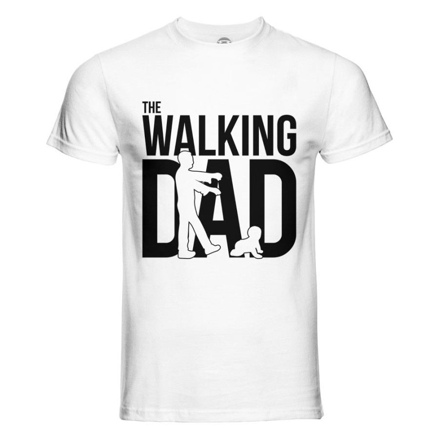 T-shirt uomo the walking dad zombie Per il papà