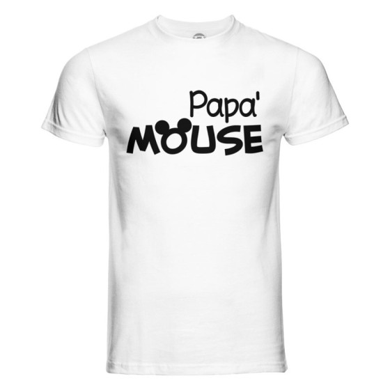 T-shirt uomo papà mouse Per il papà