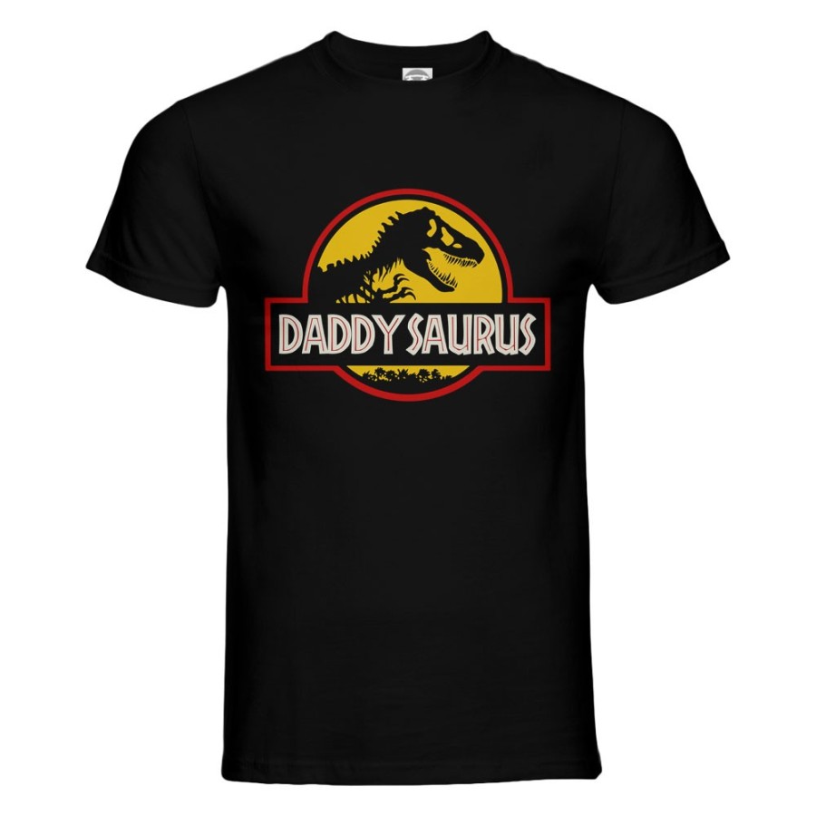 T-shirt uomo daddy saurus jurassic Per il papà