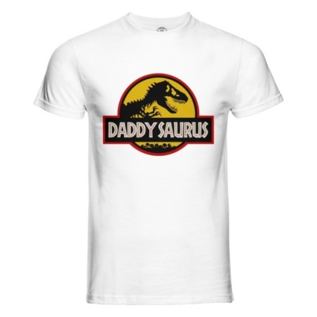 T-shirt uomo daddy saurus jurassic Per il papà