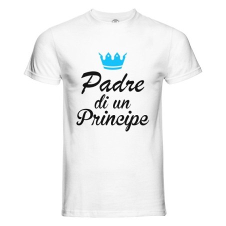 T-shirt uomo padre di un principe e principessa con...
