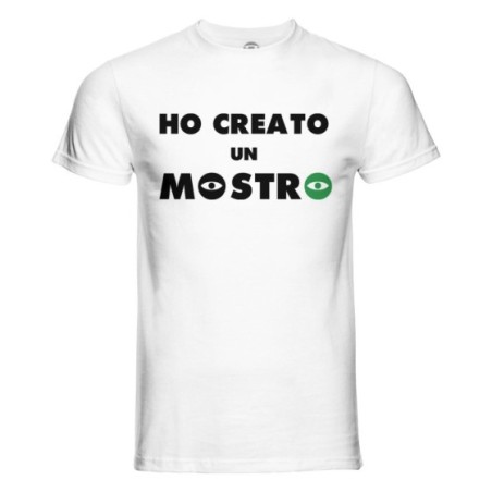 T-shirt uomo ho creato un mostro Per il papà