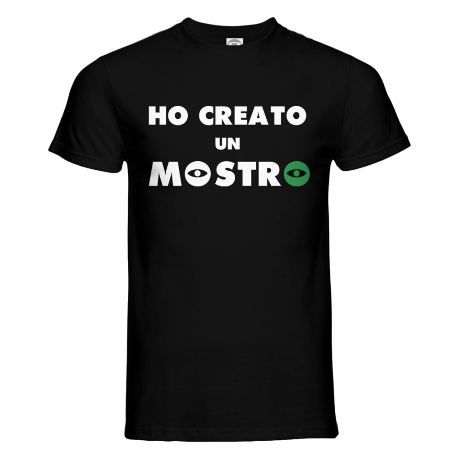 T-shirt uomo ho creato un mostro Per il papà