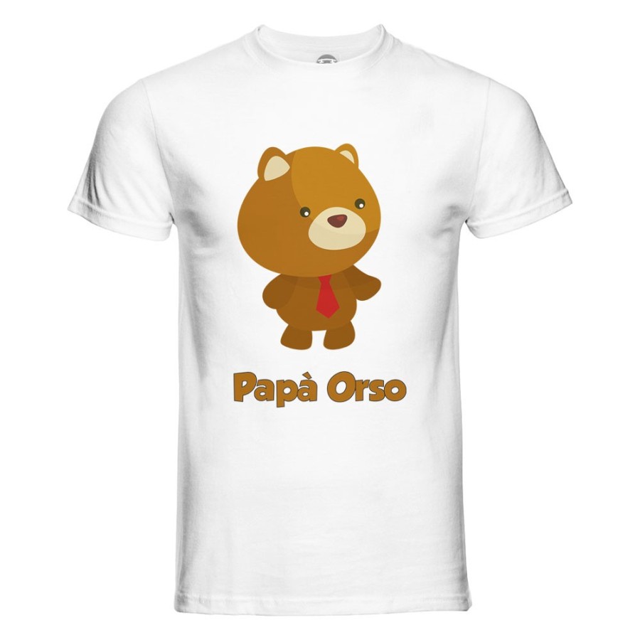 T-shirt uomo papà orso Per il papà
