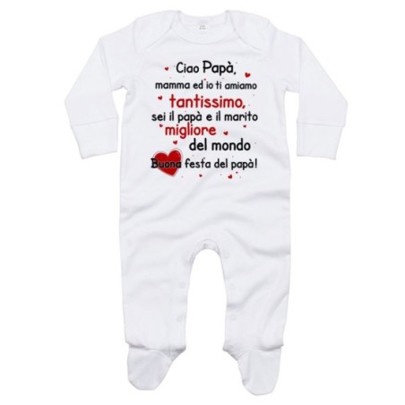 Tutina papà mamma ed io ti amiamo tantissimo sei il...