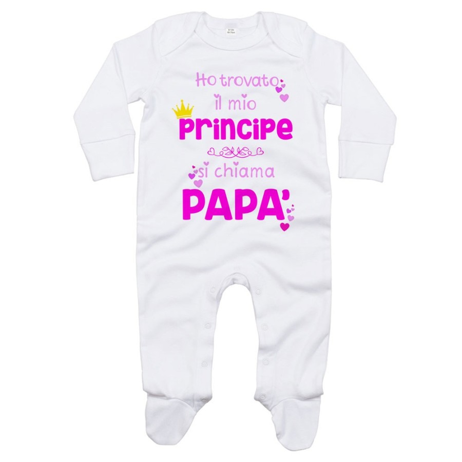 Tutina neonata ho trovato il mio principe si chiama papà Per il papà
