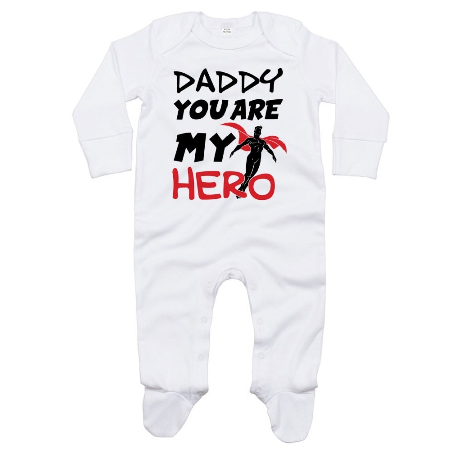 Tutina neonato daddy you are my hero Per il papà