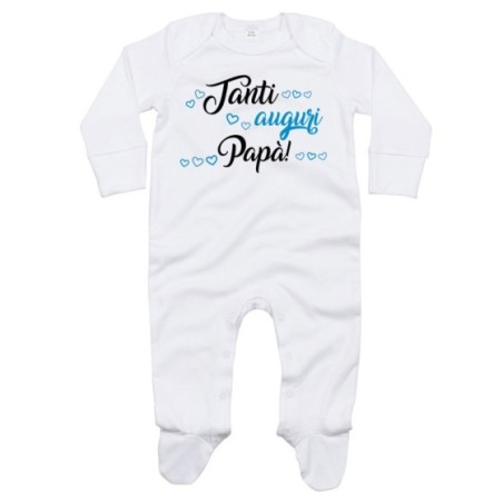Tutina neonato tanti auguri papà