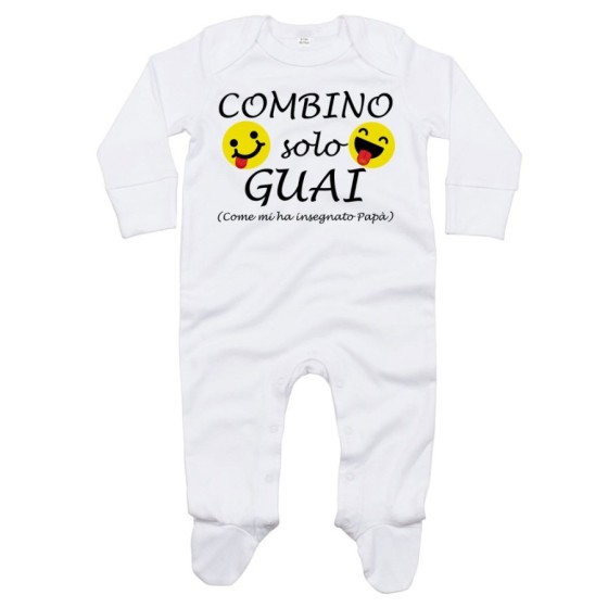 Tutina neonato combino solo guai come mi ha insegnato papà Per il papà