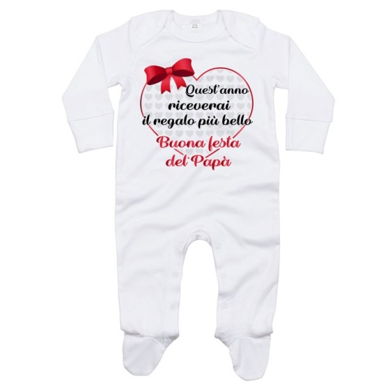 Tutina neonato quest'anno riceverai il regalo più bello buona festa del papà Per il papà