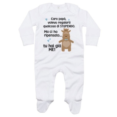 Tutina neonato papà volevo regalarti qualcosa di stupendo...