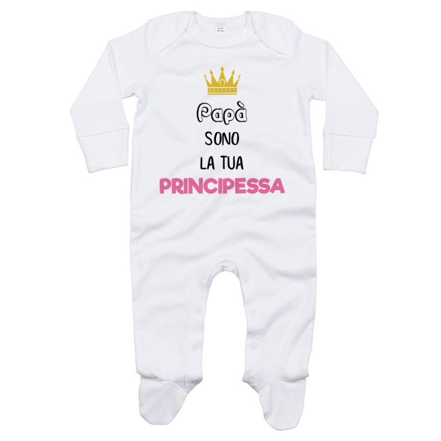 Tutina neonata papà sono la tua principessa Per il papà