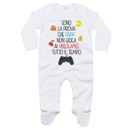 Tutina neonato sono la prova che papà non gioca ai...