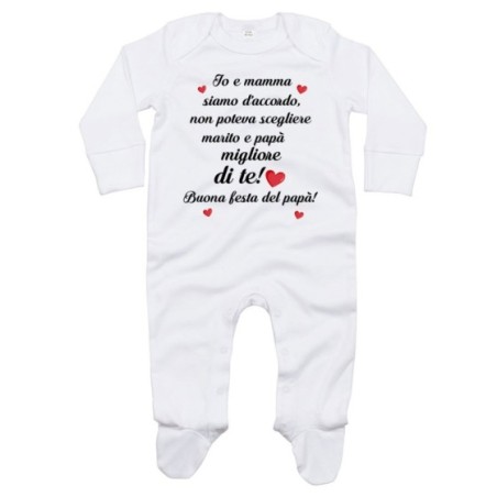 Tutina neonato mamma non poteva scegliere marito e papà...