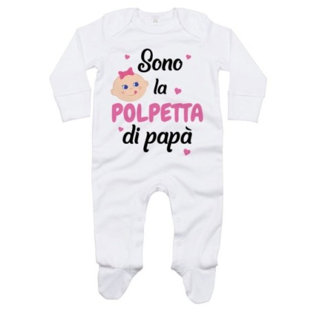 Tutina neonato sono la polpetta di papà