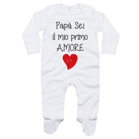 Tutina neonato papà sei il mio primo amore