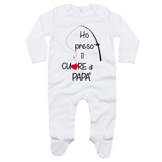 Tutina neonato ho preso il cuore di papà Per il papà