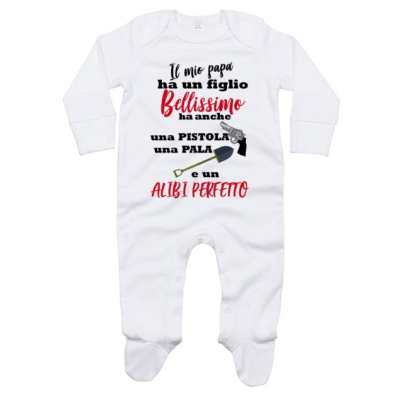 Tutina neonato il mio papà ha un figlio bellissimo una figlia bellissima Per il papà