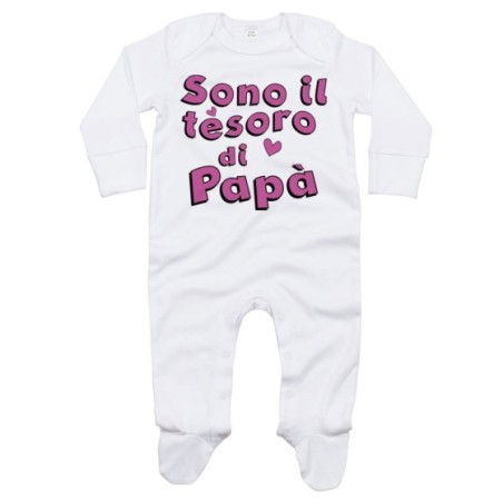 Tutina neonato sono il tesoro di papà