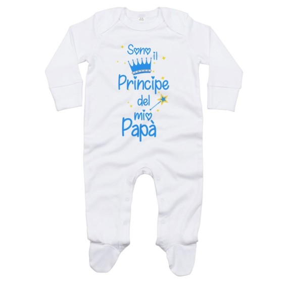 Tutina neonato sono il principe la principessa del mio papà Per il papà