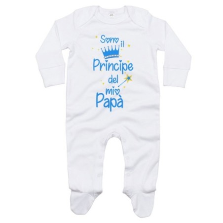 Tutina neonato sono il principe la principessa del mio papà Per il papà