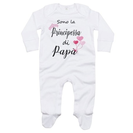Tutina neonata sono la principessa di papà
