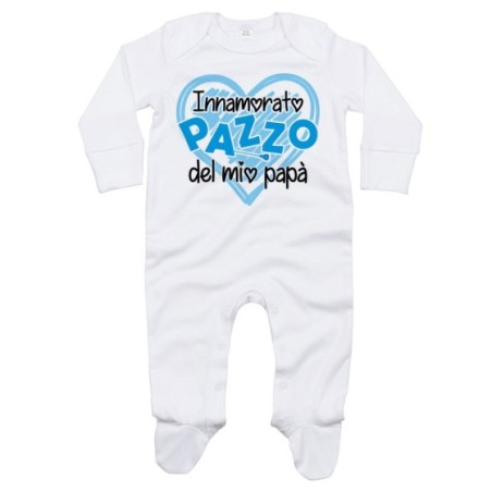 Tutina neonato innamorato pazzo del mio papà